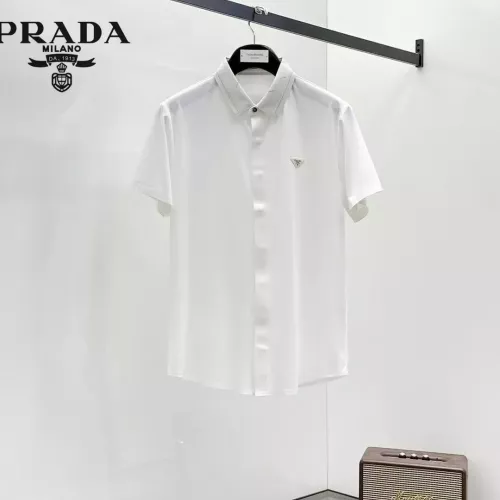Wholesale Prada Shirts Short Sleeved For Men #1321411 $52.00 USD, Wholesale Quality Replica Prada Shirts