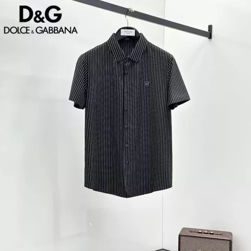 Wholesale Dolce &amp; Gabbana D&amp;G Shirts Short Sleeved For Men #1321425 $52.00 USD, Wholesale Quality Replica Dolce &amp; Gabbana D&amp;G Shirts