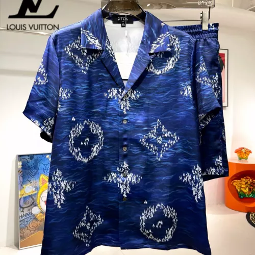 Wholesale Louis Vuitton LV Tracksuits Short Sleeved For Men #1321427 $76.00 USD, Wholesale Quality Replica Louis Vuitton LV Tracksuits