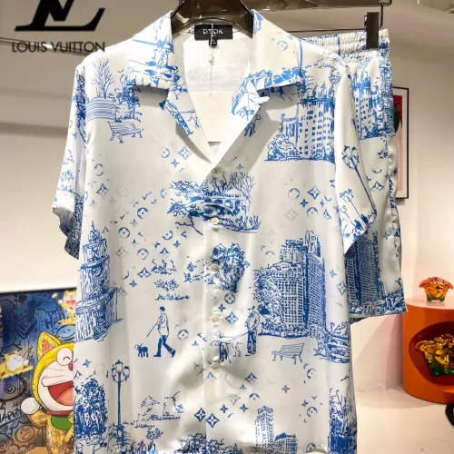 Wholesale Louis Vuitton LV Tracksuits Short Sleeved For Men #1321429 $76.00 USD, Wholesale Quality Replica Louis Vuitton LV Tracksuits