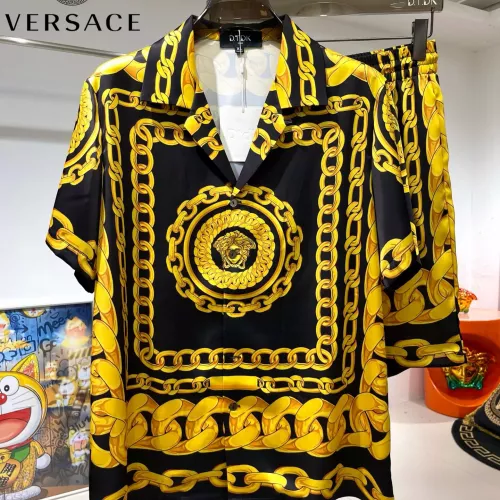 Wholesale Versace Tracksuits Short Sleeved For Men #1321445 $76.00 USD, Wholesale Quality Replica Versace Tracksuits