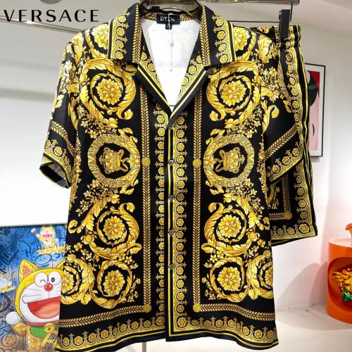 Wholesale Versace Tracksuits Short Sleeved For Men #1321446 $76.00 USD, Wholesale Quality Replica Versace Tracksuits