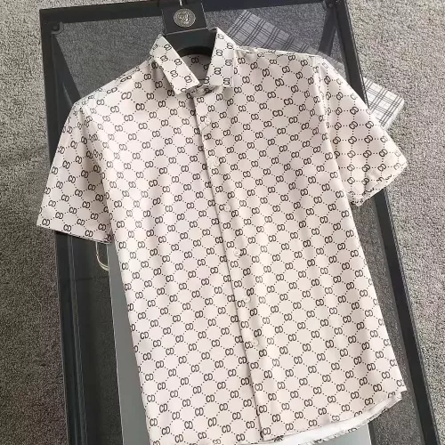Wholesale Christian Dior Shirts Short Sleeved For Men #1321456 $36.00 USD, Wholesale Quality Replica Christian Dior Shirts