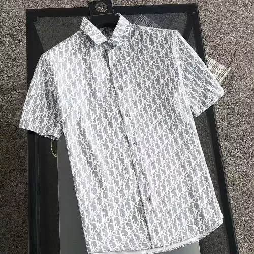 Wholesale Christian Dior Shirts Short Sleeved For Men #1321457 $36.00 USD, Wholesale Quality Replica Christian Dior Shirts