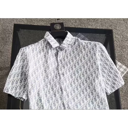 Replica Christian Dior Shirts Short Sleeved For Men #1321457 $36.00 USD for Wholesale