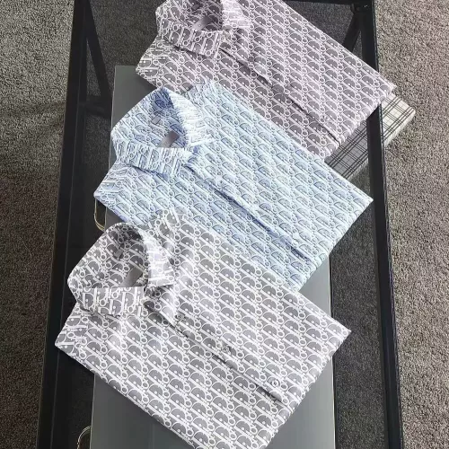 Replica Christian Dior Shirts Short Sleeved For Men #1321457 $36.00 USD for Wholesale