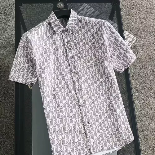 Wholesale Christian Dior Shirts Short Sleeved For Men #1321458 $36.00 USD, Wholesale Quality Replica Christian Dior Shirts