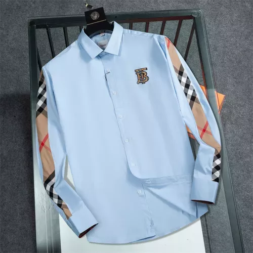 Wholesale Burberry Shirts Long Sleeved For Men #1321460 $40.00 USD, Wholesale Quality Replica Burberry Shirts
