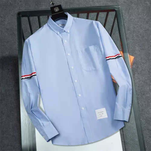 Wholesale Thom Browne TB Shirts Long Sleeved For Men #1321462 $40.00 USD, Wholesale Quality Replica Thom Browne TB Shirts