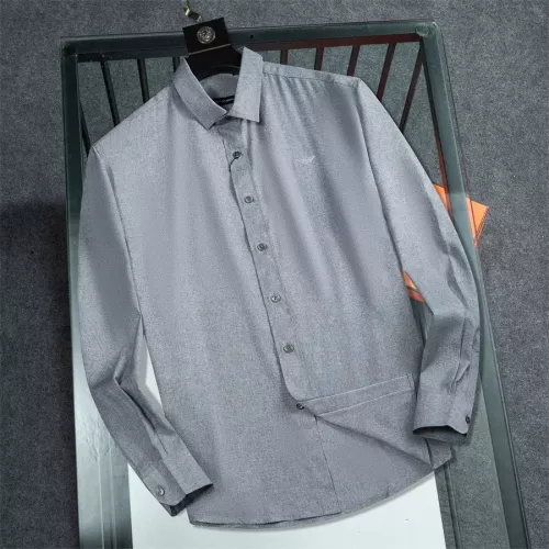 Wholesale Armani Shirts Long Sleeved For Men #1321465 $40.00 USD, Wholesale Quality Replica Armani Shirts