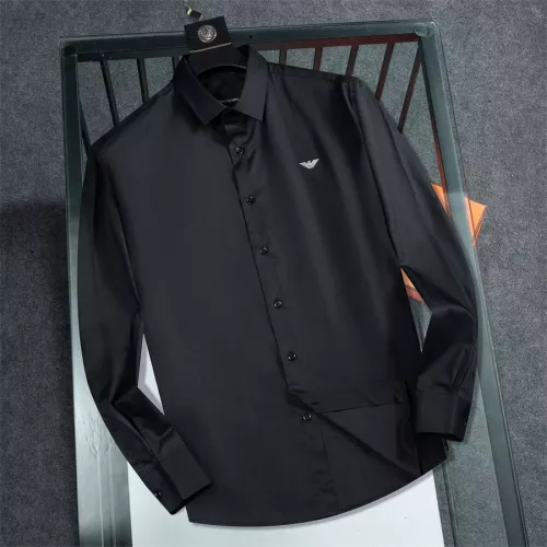 Wholesale Armani Shirts Long Sleeved For Men #1321467 $40.00 USD, Wholesale Quality Replica Armani Shirts