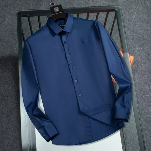 Wholesale Armani Shirts Long Sleeved For Men #1321468 $40.00 USD, Wholesale Quality Replica Armani Shirts