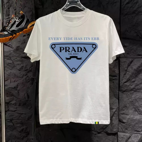 Wholesale Prada T-Shirts Short Sleeved For Men #1321588 $40.00 USD, Wholesale Quality Replica Prada T-Shirts