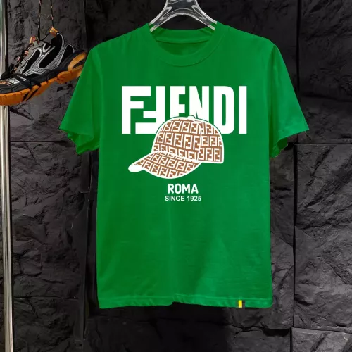 Wholesale Fendi T-Shirts Short Sleeved For Men #1321624 $40.00 USD, Wholesale Quality Replica Fendi T-Shirts