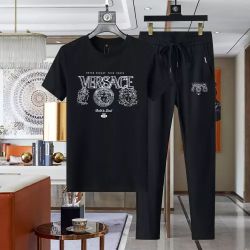 Wholesale Versace Tracksuits Short Sleeved For Men #1321648 $64.00 USD, Wholesale Quality Replica Versace Tracksuits