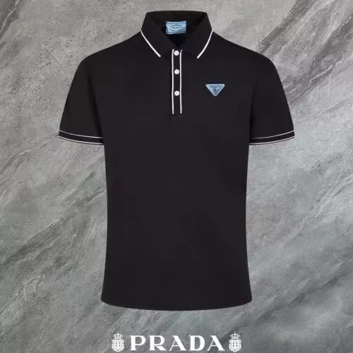 Wholesale Prada T-Shirts Short Sleeved For Men #1321658 $45.00 USD, Wholesale Quality Replica Prada T-Shirts