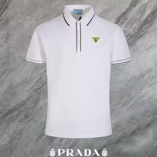 Wholesale Prada T-Shirts Short Sleeved For Men #1321659 $45.00 USD, Wholesale Quality Replica Prada T-Shirts