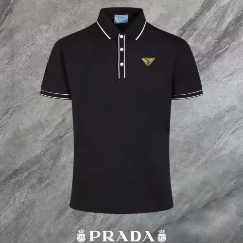 Wholesale Prada T-Shirts Short Sleeved For Men #1321661 $45.00 USD, Wholesale Quality Replica Prada T-Shirts