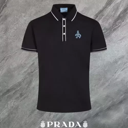 Wholesale Prada T-Shirts Short Sleeved For Men #1321665 $45.00 USD, Wholesale Quality Replica Prada T-Shirts