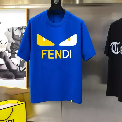 Wholesale Fendi T-Shirts Short Sleeved For Men #1321717 $40.00 USD, Wholesale Quality Replica Fendi T-Shirts