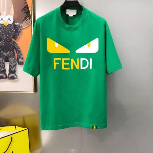 Wholesale Fendi T-Shirts Short Sleeved For Men #1321718 $40.00 USD, Wholesale Quality Replica Fendi T-Shirts