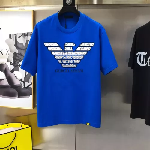 Wholesale Armani T-Shirts Short Sleeved For Men #1321796 $40.00 USD, Wholesale Quality Replica Armani T-Shirts