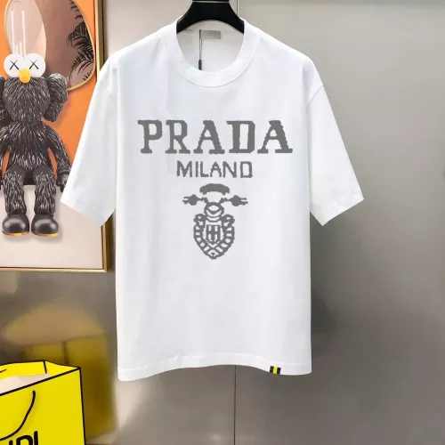 Wholesale Prada T-Shirts Short Sleeved For Men #1321852 $40.00 USD, Wholesale Quality Replica Prada T-Shirts