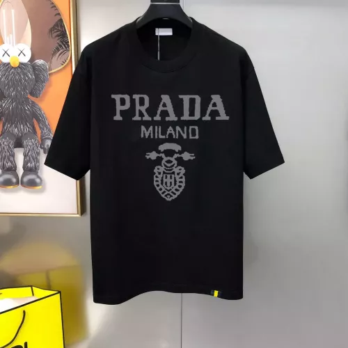 Wholesale Prada T-Shirts Short Sleeved For Men #1321853 $40.00 USD, Wholesale Quality Replica Prada T-Shirts