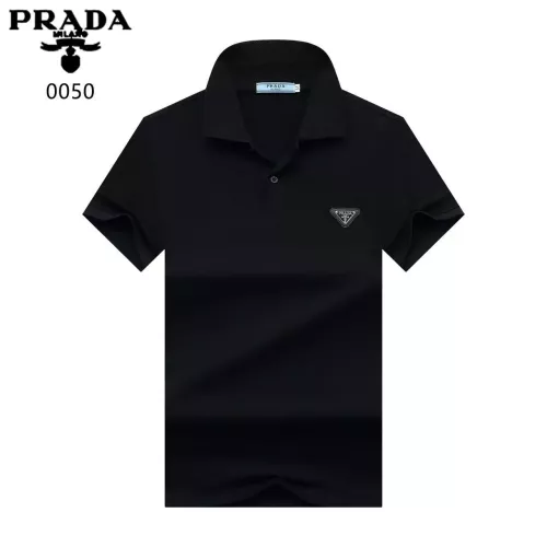 Wholesale Prada T-Shirts Short Sleeved For Men #1321908 $32.00 USD, Wholesale Quality Replica Prada T-Shirts