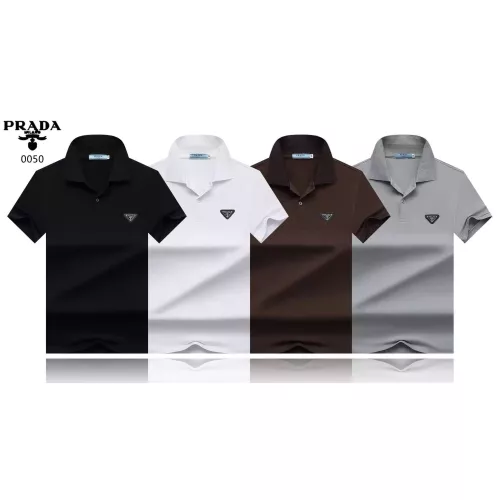 Replica Prada T-Shirts Short Sleeved For Men #1321908 $32.00 USD for Wholesale