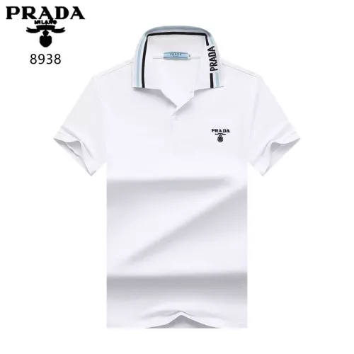 Wholesale Prada T-Shirts Short Sleeved For Men #1321933 $32.00 USD, Wholesale Quality Replica Prada T-Shirts