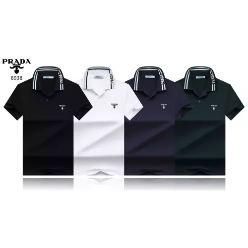 Replica Prada T-Shirts Short Sleeved For Men #1321933 $32.00 USD for Wholesale