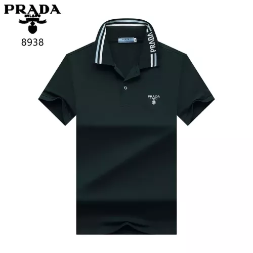 Wholesale Prada T-Shirts Short Sleeved For Men #1321934 $32.00 USD, Wholesale Quality Replica Prada T-Shirts