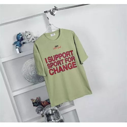 Wholesale Off-White T-Shirts Short Sleeved For Unisex #1322069 $32.00 USD, Wholesale Quality Replica Off-White T-Shirts