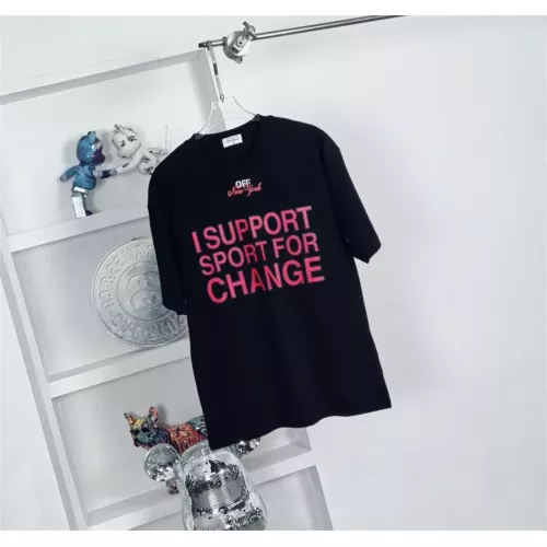 Wholesale Off-White T-Shirts Short Sleeved For Unisex #1322071 $32.00 USD, Wholesale Quality Replica Off-White T-Shirts