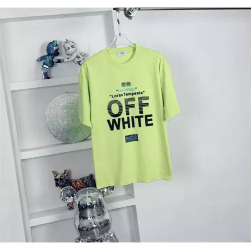 Wholesale Off-White T-Shirts Short Sleeved For Unisex #1322077 $32.00 USD, Wholesale Quality Replica Off-White T-Shirts