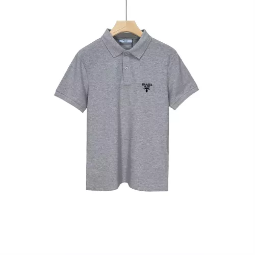 Wholesale Prada T-Shirts Short Sleeved For Men #1322587 $38.00 USD, Wholesale Quality Replica Prada T-Shirts