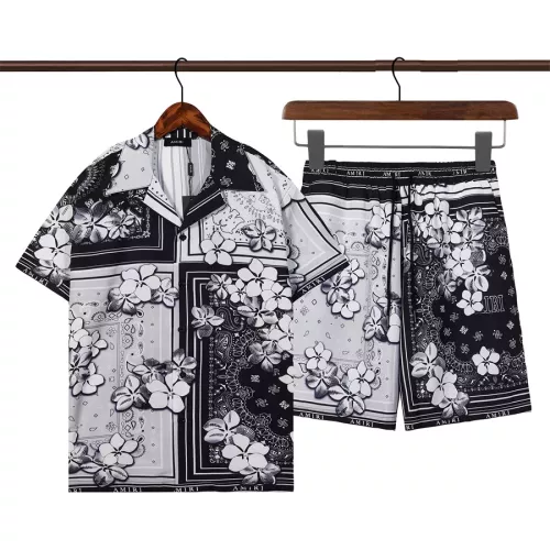 Wholesale Amiri Tracksuits Short Sleeved For Men #1322810 $52.00 USD, Wholesale Quality Replica Amiri Tracksuits