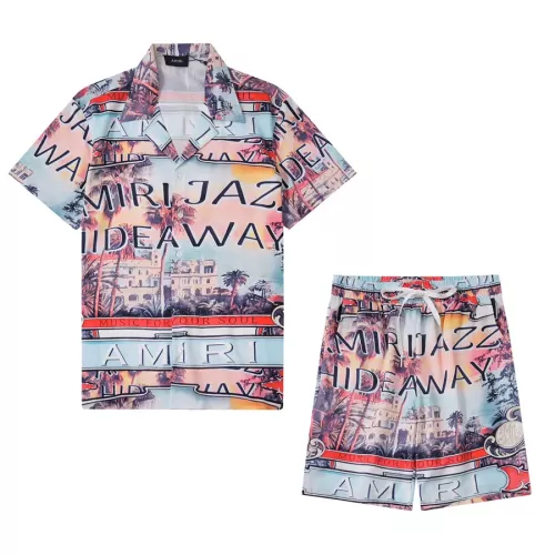 Wholesale Amiri Tracksuits Short Sleeved For Men #1322813 $52.00 USD, Wholesale Quality Replica Amiri Tracksuits