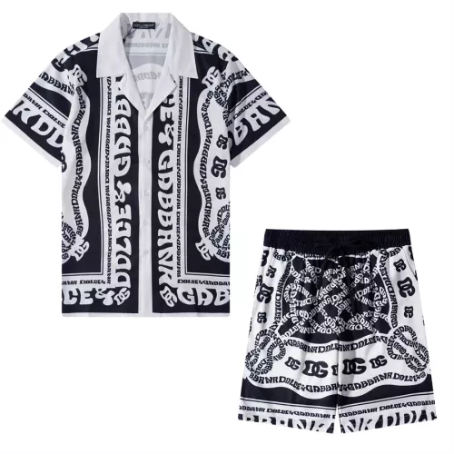Wholesale Dolce &amp; Gabbana D&amp;G Tracksuits Short Sleeved For Men #1322817 $52.00 USD, Wholesale Quality Replica Dolce &amp; Gabbana D&amp;G Tracksuits