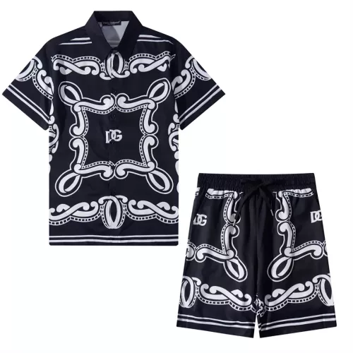 Wholesale Dolce &amp; Gabbana D&amp;G Tracksuits Short Sleeved For Men #1322818 $52.00 USD, Wholesale Quality Replica Dolce &amp; Gabbana D&amp;G Tracksuits