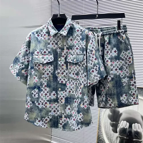 Wholesale Louis Vuitton LV Tracksuits Short Sleeved For Men #1322994 $82.00 USD, Wholesale Quality Replica Louis Vuitton LV Tracksuits