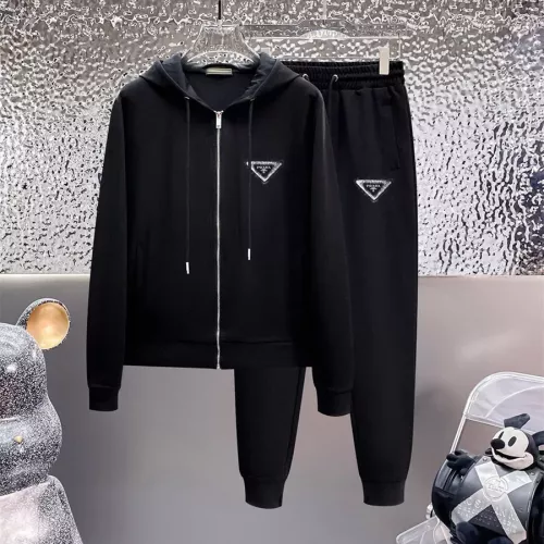 Wholesale Prada Tracksuits Long Sleeved For Men #1323010 $96.00 USD, Wholesale Quality Replica Prada Tracksuits