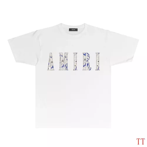 Wholesale Amiri T-Shirts Short Sleeved For Unisex #1323187 $32.00 USD, Wholesale Quality Replica Amiri T-Shirts