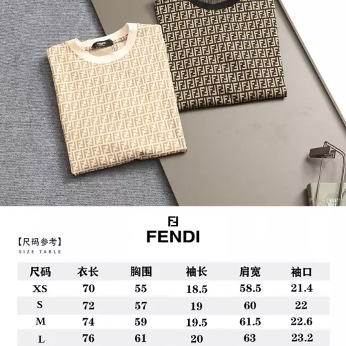 Replica Fendi T-Shirts Short Sleeved For Unisex #1323256 $40.00 USD for Wholesale