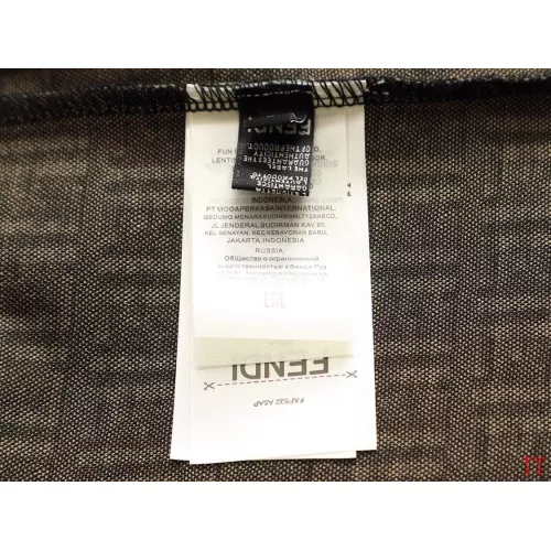 Replica Fendi T-Shirts Short Sleeved For Unisex #1323257 $40.00 USD for Wholesale