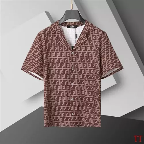 Replica Fendi Tracksuits Short Sleeved For Men #1323348 $60.00 USD for Wholesale