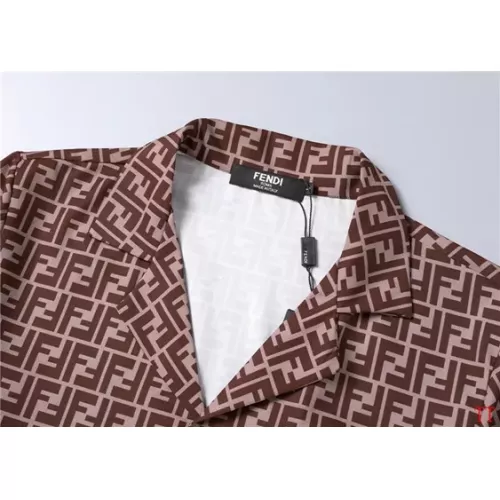 Replica Fendi Tracksuits Short Sleeved For Men #1323348 $60.00 USD for Wholesale