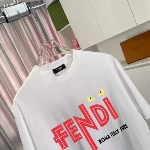 Replica Fendi T-Shirts Short Sleeved For Unisex #1323398 $42.00 USD for Wholesale