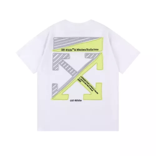 Wholesale Off-White T-Shirts Short Sleeved For Unisex #1323450 $34.00 USD, Wholesale Quality Replica Off-White T-Shirts